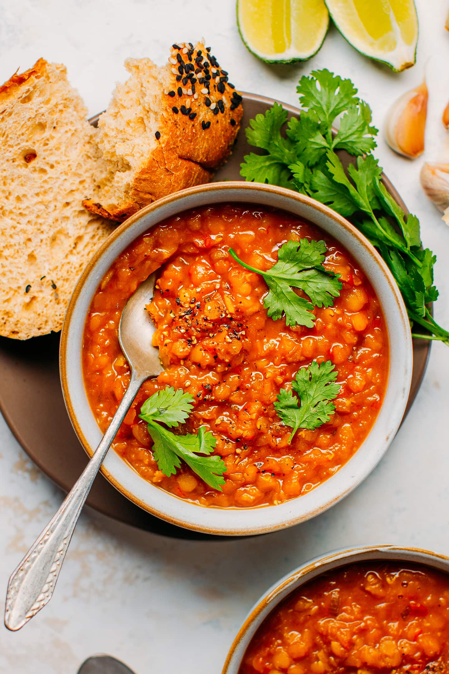 1-Pot Sweet & Sour Red Lentil Soup