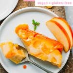 Apple Caramel Flan (Vegan / Gluten-Free)