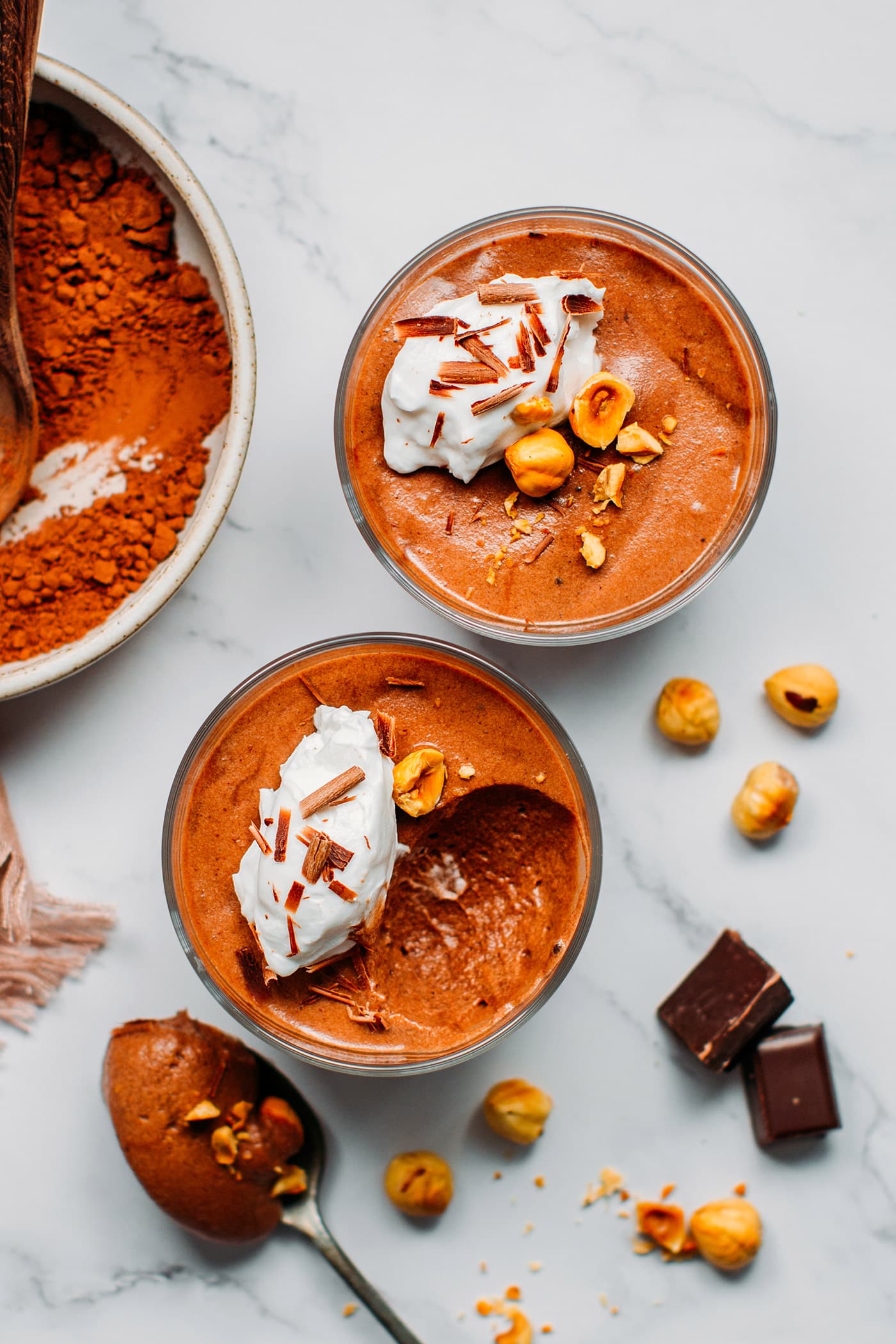 Vegan Chocolate Hazelnut Mousse