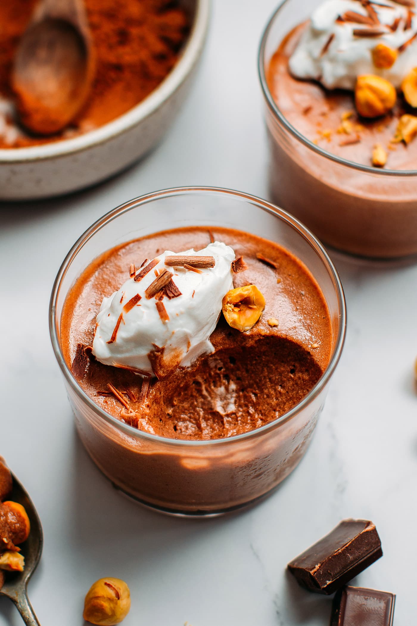 Vegan Chocolate Hazelnut Mousse