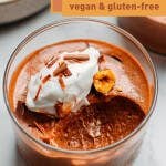 Vegan Chocolate Hazelnut Mousse