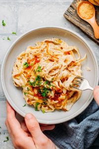 Creamy Caramelized Onion Pasta