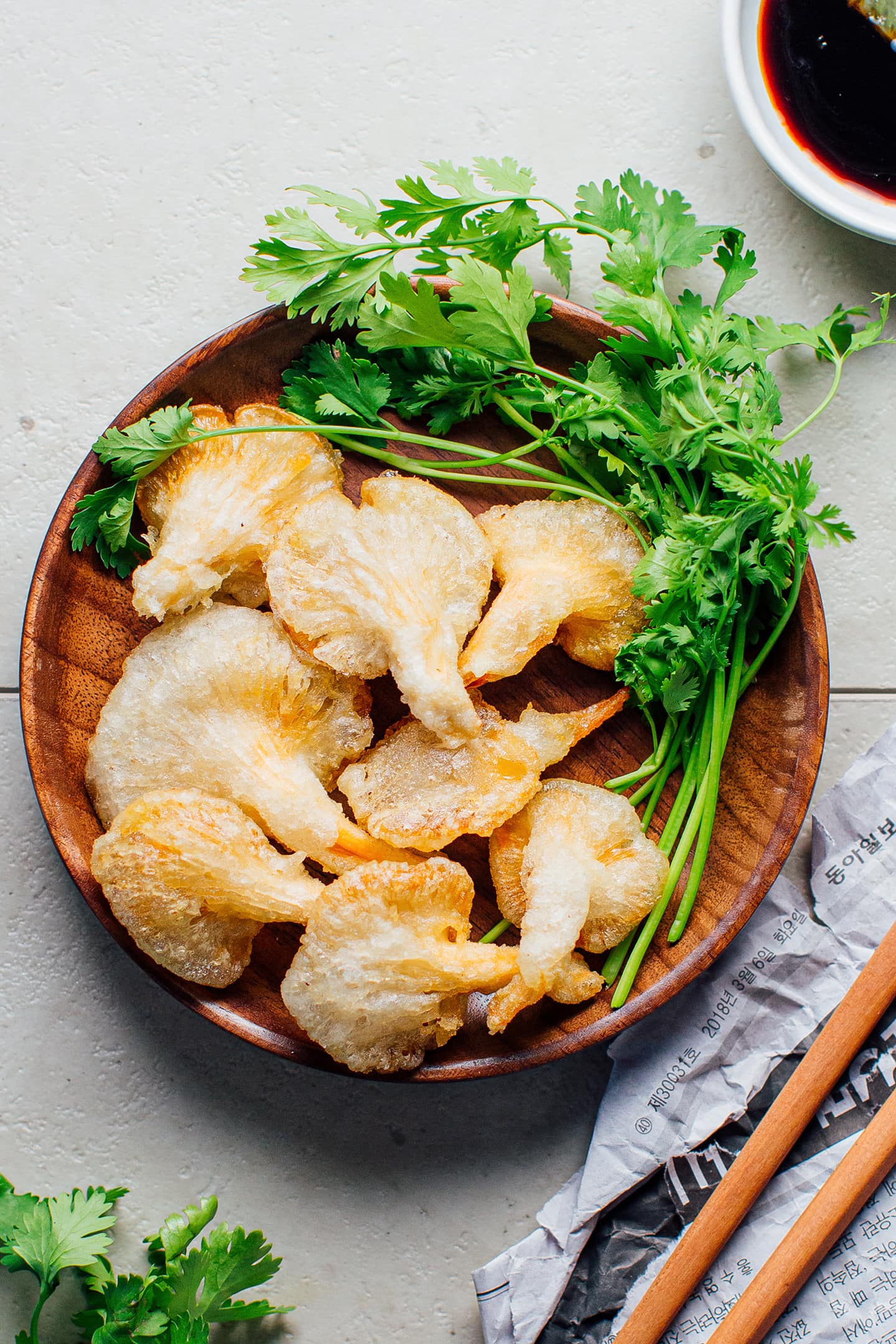 Crispy Mushroom Tempura (Vegan / Gluten-Free)