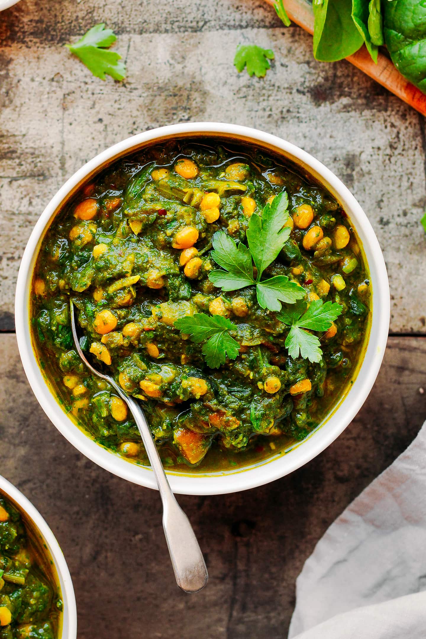 Easy Dal Palak