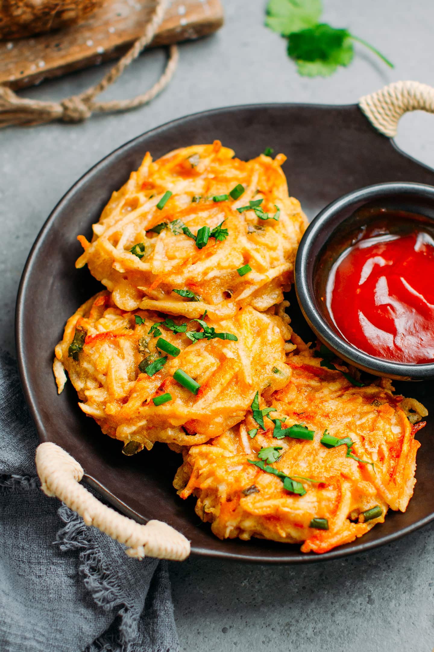 Taro Fritters