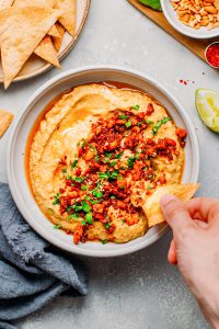 Baba Ganoush with Smoky Tempeh Scramble