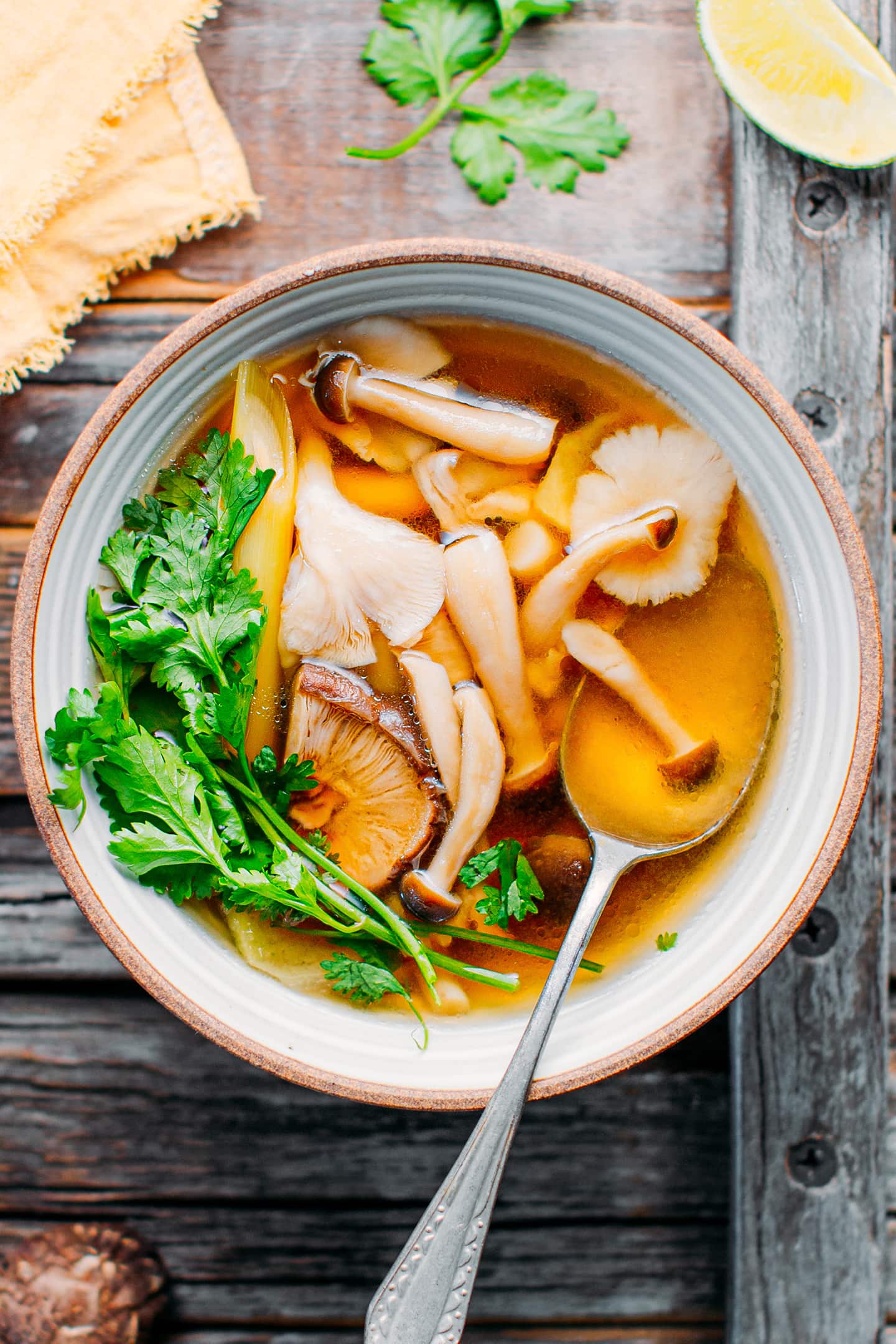 Healing Lemongrass & Mushroom Broth