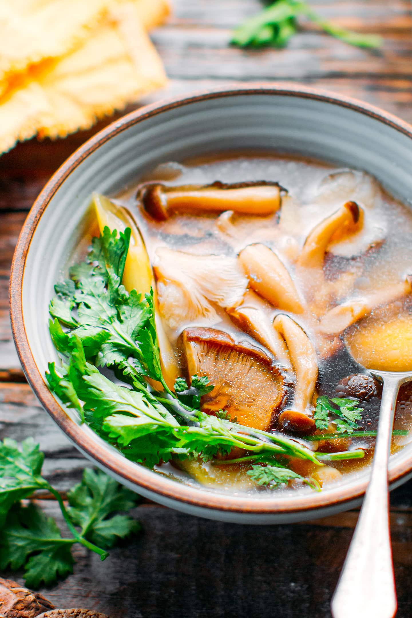 Healing Lemongrass & Mushroom Broth