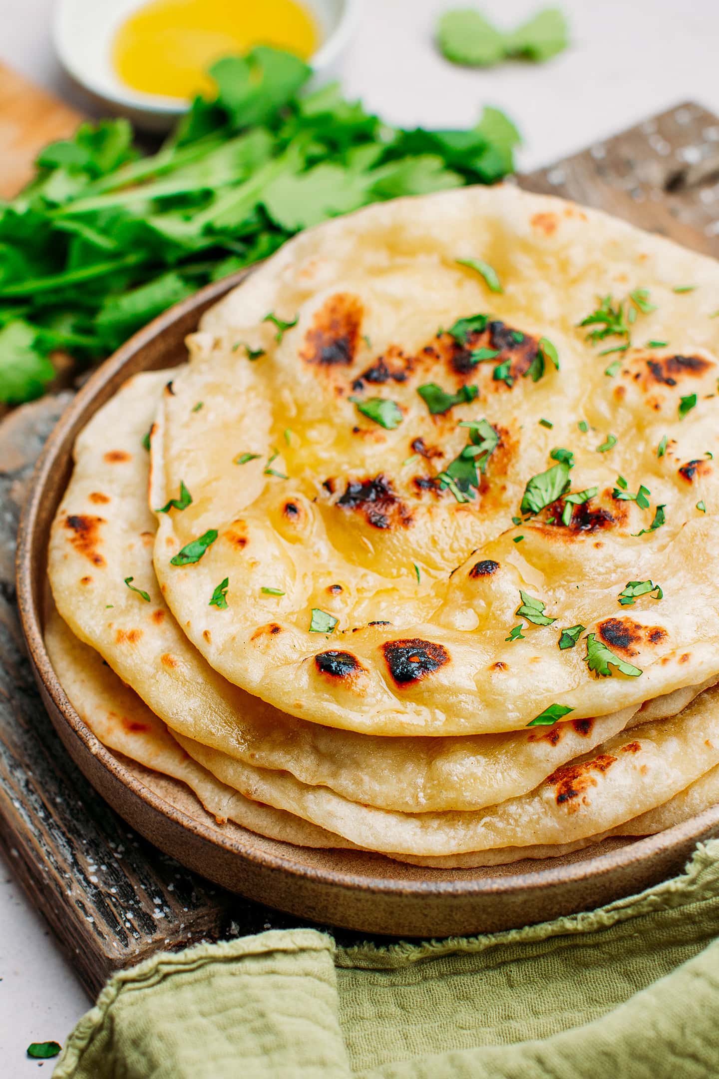 Homemade Naan Bread (Restaurant-Style!)