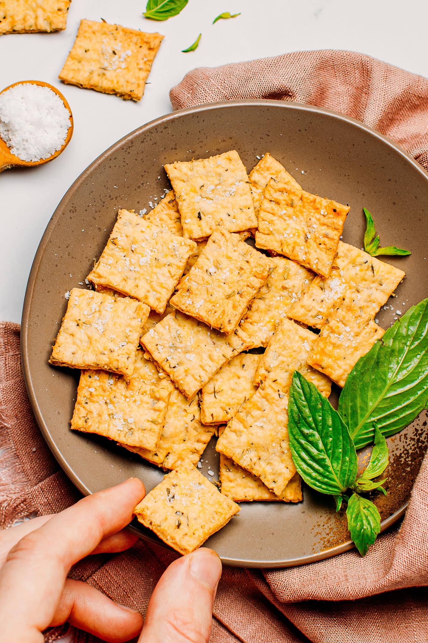 Easy Herb Crackers