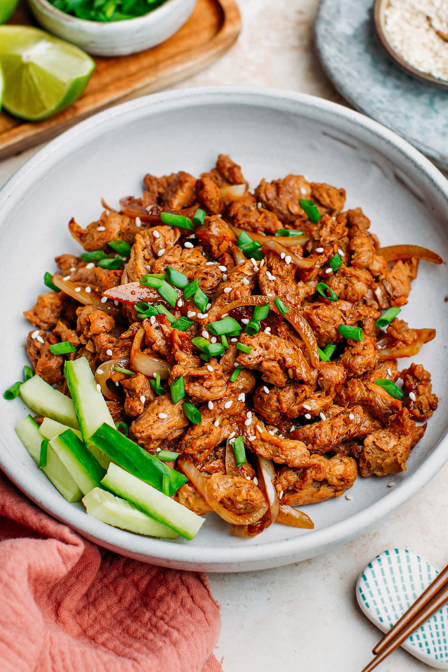 Vegan Bulgogi (Korean BBQ “Beef”)