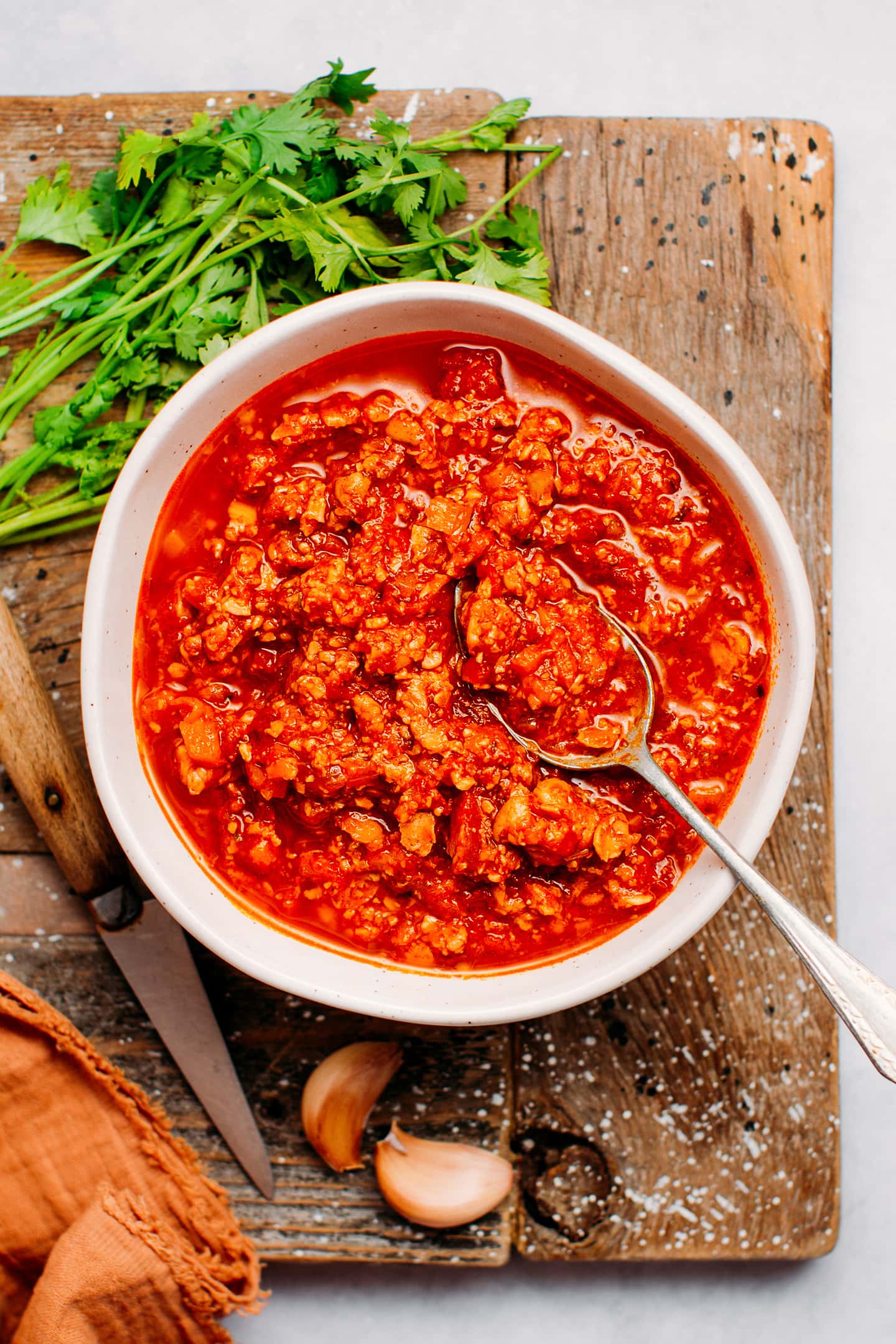 Vegan Tempeh Bolognese