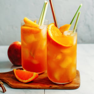 Peach, Orange & Lemongrass Iced Tea