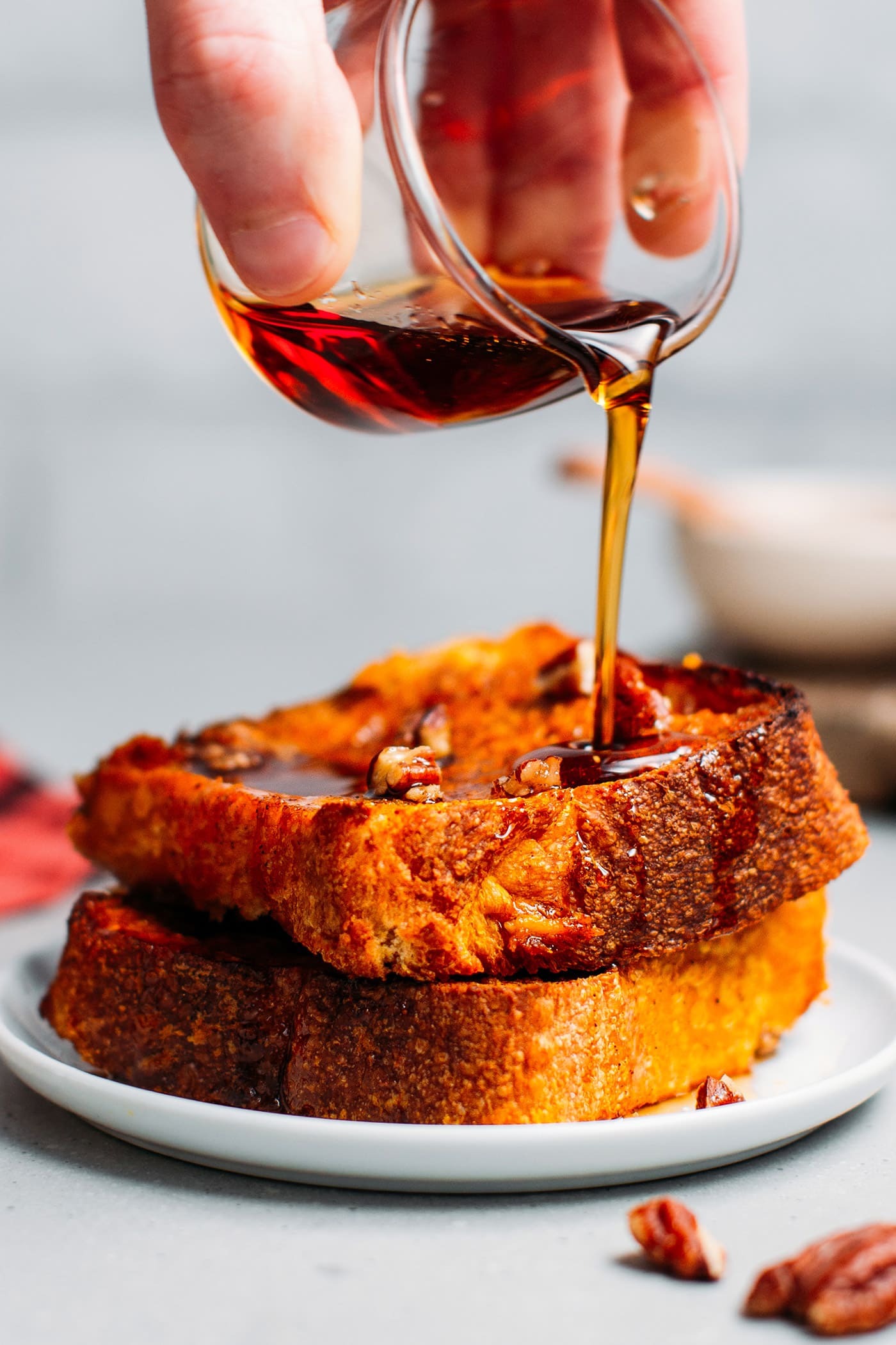 Pumpkin Baked French Toast (Vegan)