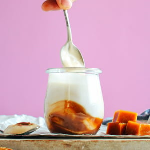 Salted Caramel Coconut Yogurt