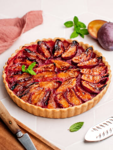 Easy Plum Tart