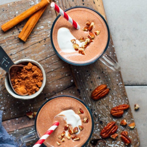 Spiced Pecan Hot Chocolate