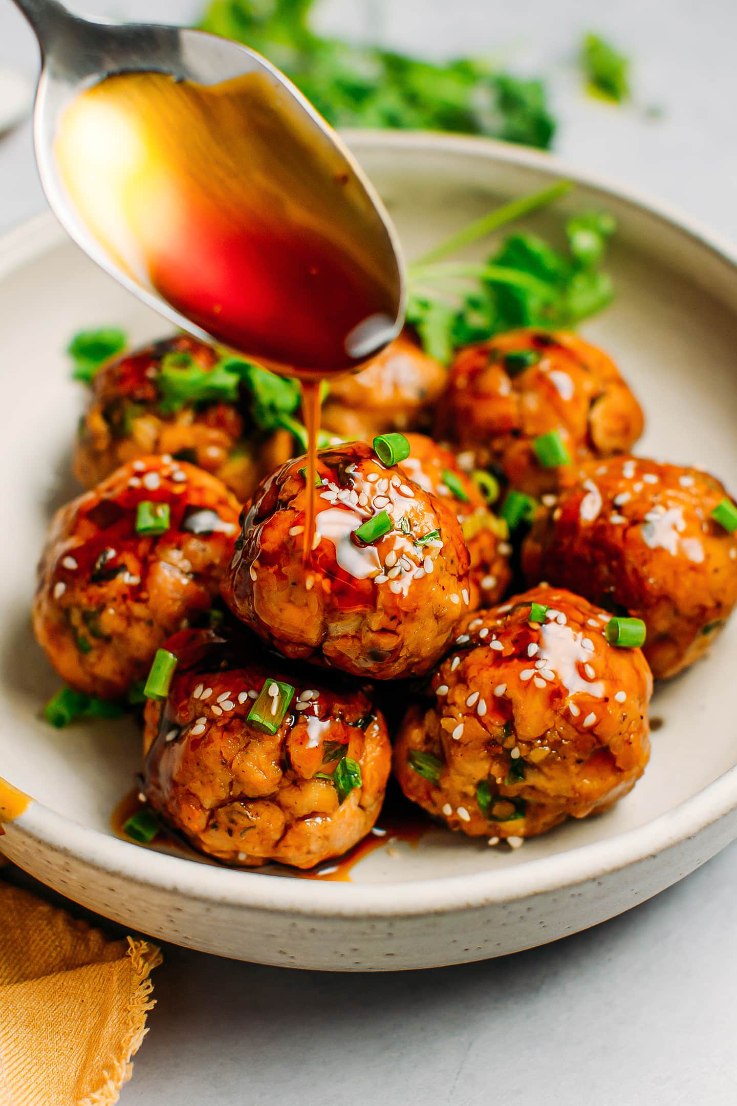 Vegan Tempeh Meatballs