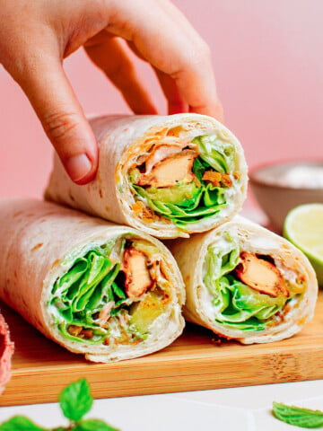 Vegan Chicken Wraps