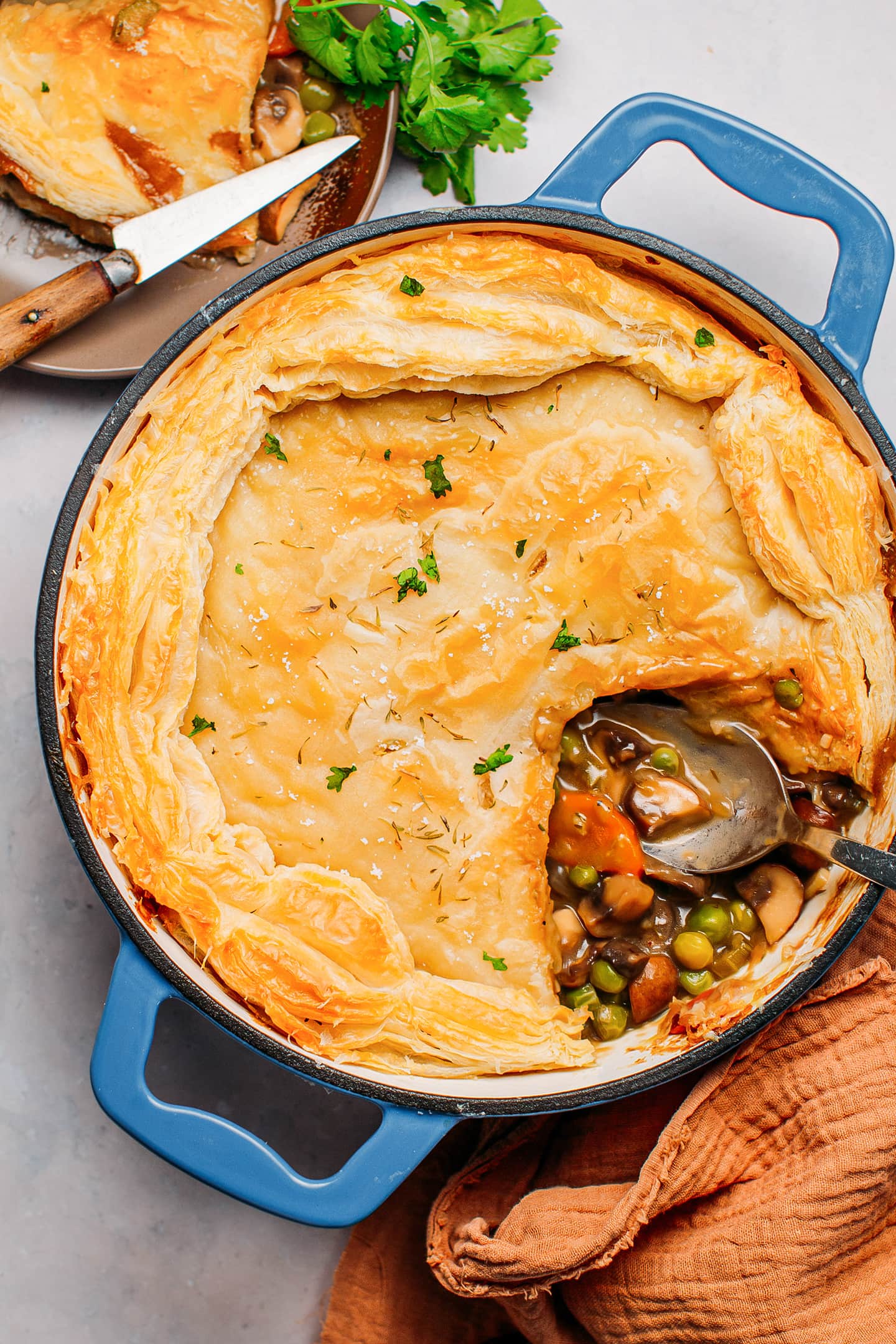 Vegan Mushroom Pot Pie