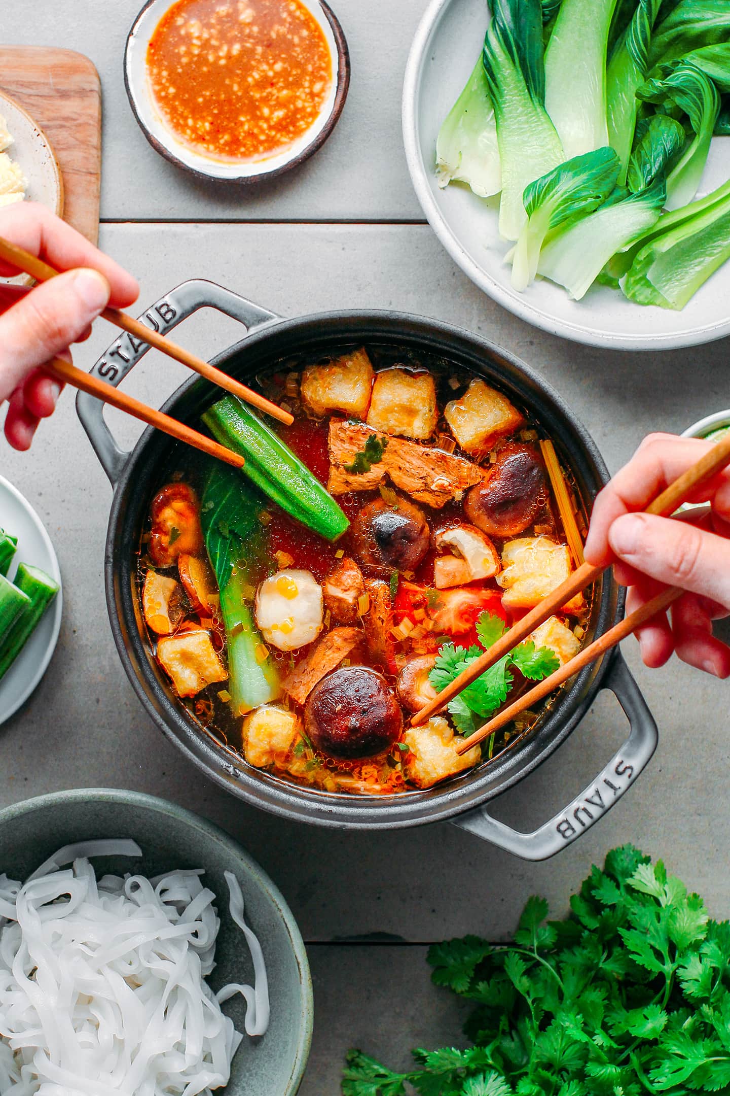 Spicy Vegan Hot Pot