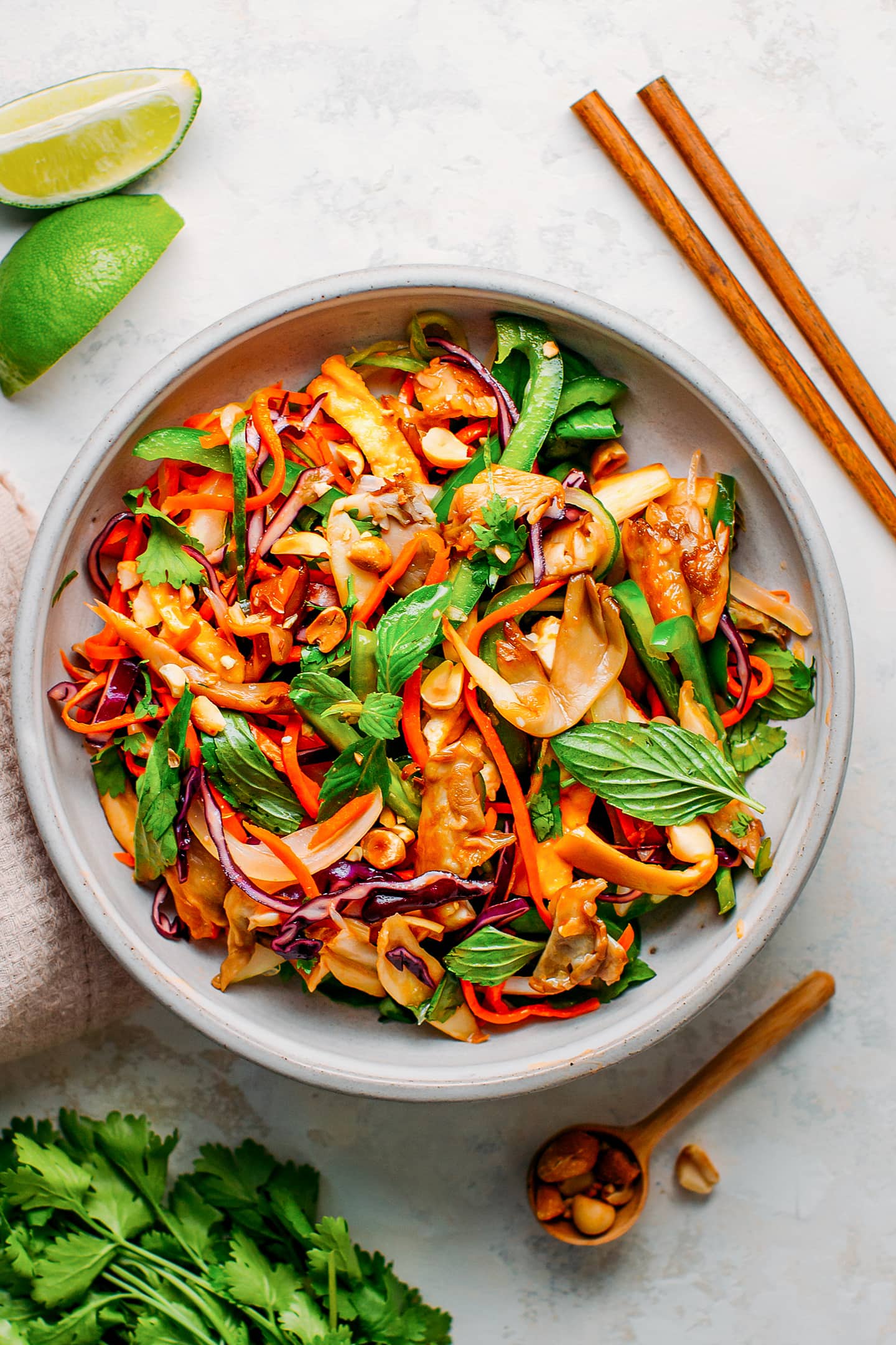 Vietnamese Mushroom & Tofu Salad